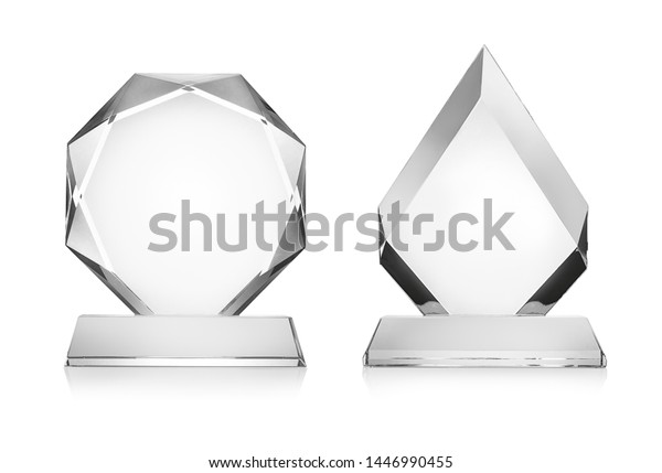 Download Blank Glass Trophy Mockup Isolated On Stock Photo (Edit ...