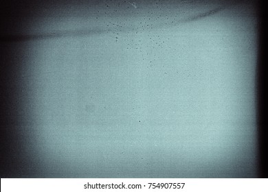 Blank Grained Film Strip Texture Background With Heavy Grain And Dust