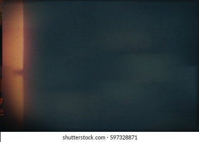 Blank Grained And Scratched Film Strip Texture Background