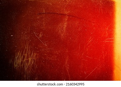Blank grained toned film strip texture background with heavy grain, dust and light leak - Shutterstock ID 2160342995
