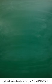 Blank Green Chalkboard, Blackboard Texture With Copy Space