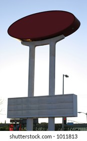 Blank Grocery Store Marquee