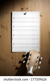 Blank Guitar Tablature Sheet