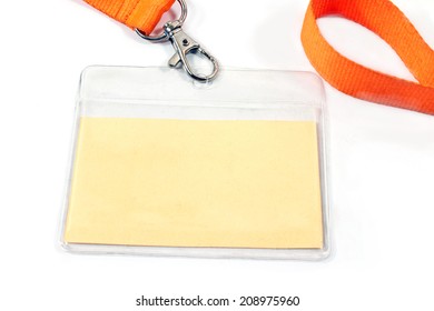 Blank Id Card Tag On White Stock Photo 208975960 | Shutterstock