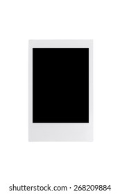 Blank Instant Photo On A White Background