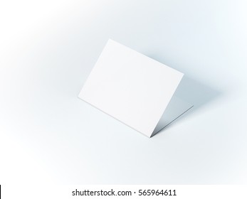 blank leaflet