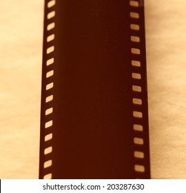 Blank light sensitive film on paper