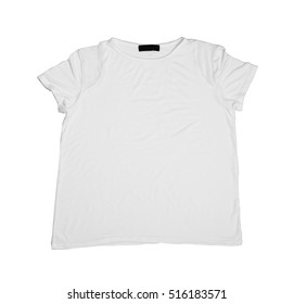 Blank Light Tshirt On White Background Stock Photo 516183571 | Shutterstock