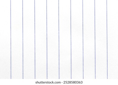 Blank lined paper background, empty white paper and dots line for writing.