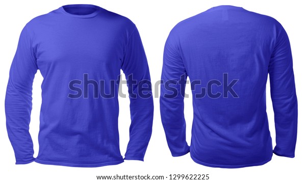 Blank Long Sleeved Shirt Mock Template Stock Photo (Edit Now) 1299622225