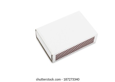 Blank Matchbox Isolated On White