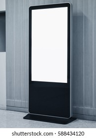 Blank Mock Up Banner Stand Media Display Signage Indoor