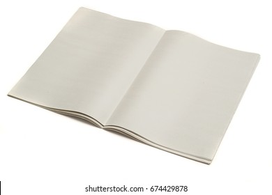 Blank Newspaper With Isolated Background