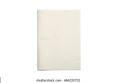 Blank Newspaper with isolated background.