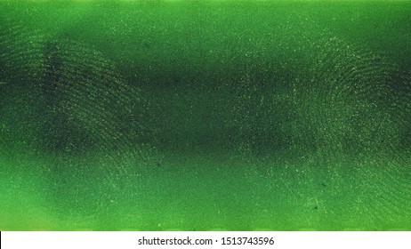 Blank Noisy Film Strip Texture Background With Heavy Grain, Dust And Fingerprint