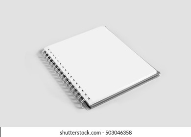 Blank Notebook Mock Up ,Template For Advertising Or Branding