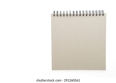 Blank Notebook Paper Isolated On White Stock Photo 294232841 | Shutterstock