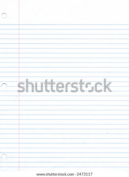 blank notebook paper sheet stock photo edit now 2473117