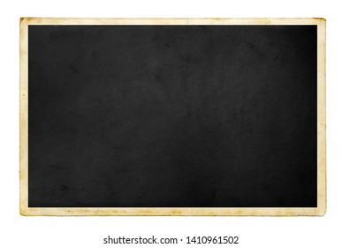 Blank old photo isolated on white - Shutterstock ID 1410961502