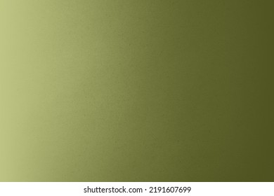 Blank Olive green color gradation and light shade paint cardboard box paper texture minimal background
