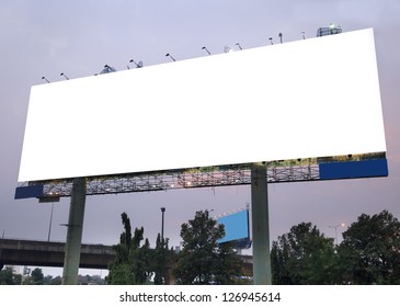 Blank Outdoor Billboard