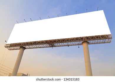 Blank Outdoor Billboard