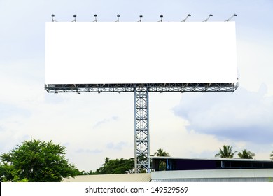 Blank Outdoor Billboard 