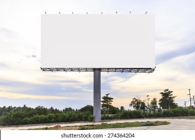 Blank Outdoor Billboard