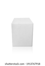 blank packaging white cardboard box isolated on white background ready for packaging design - Shutterstock ID 1913767918