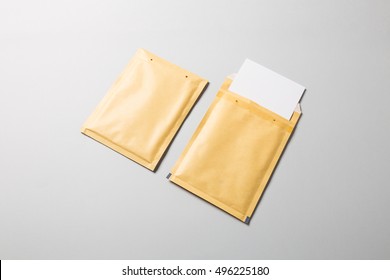Blank padded Envelopes Mock-up, ready to replace your design