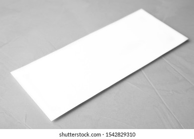 Blank Palm Card On Light Grey Stock Photo (Edit Now) 1542829310