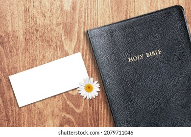 Blank Paper, Bible Book Of Revelation. Grace, Mercy, Salvation, Forgiveness. Christian Biblical Concept.