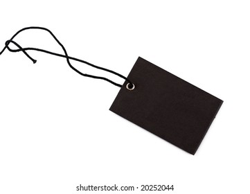 Blank Paper Hang Tag With A String