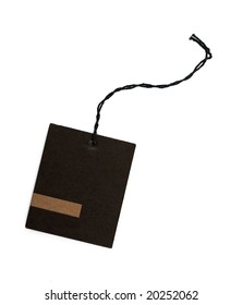 Blank Paper Hang Tag With A String