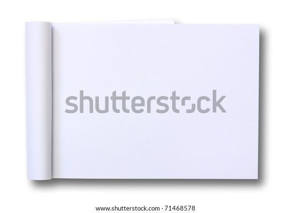 Blank Paper Tablet Stock Photo (Edit Now) 71468578