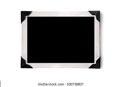 Blank photo with corner tabs - Shutterstock ID 100738807