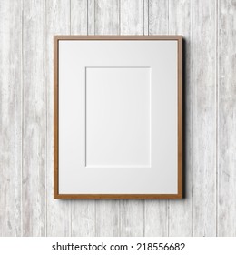 Blank picture on the wall