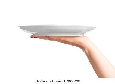 Blank Plate On Hand