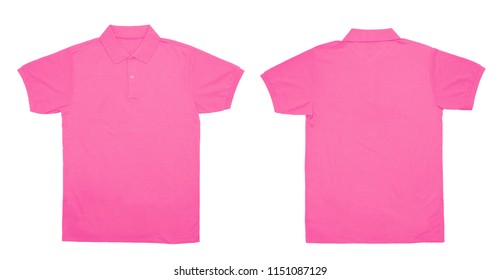 fuchsia pink polo shirt