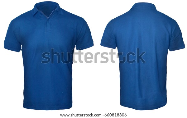 Blank Polo Shirt Mock Template Front Stock Photo (Edit Now) 660818806