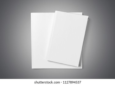 Blank Portrait A4 On Gray Background Stock Photo 1127894537 | Shutterstock