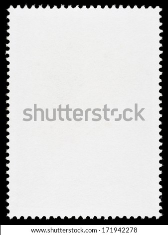 Blank Postage Stamp        