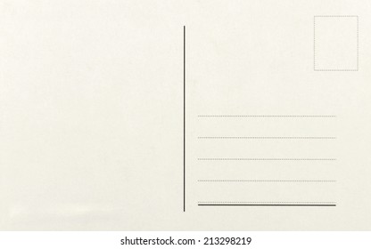 Blank postcards isolated in high resolution 