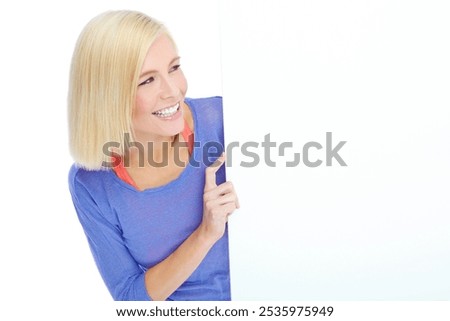 Similar – Image, Stock Photo News service info board