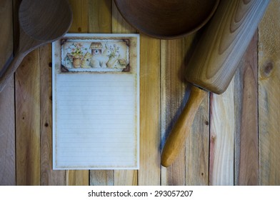 Blank Recipe Card Scene