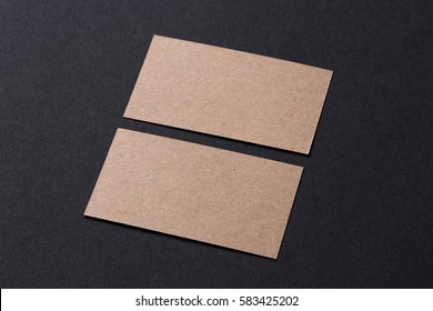 Blank Recycled Paper Business Cards