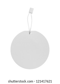 Blank Round Price Tag