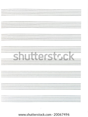 Blank Sheet Music Paper Stock Photo Edit Now 20067496 Shutterstock