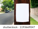 Blank sign posted on a pole