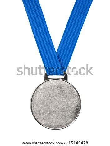 Blank silver Medal